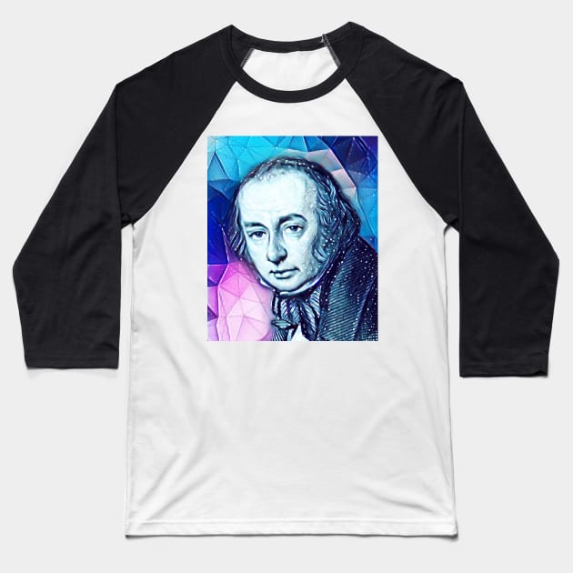 Isambard Kingdom Brunel Snowy Portrait | Isambard Kingdom Brunel Artwork 13 Baseball T-Shirt by JustLit